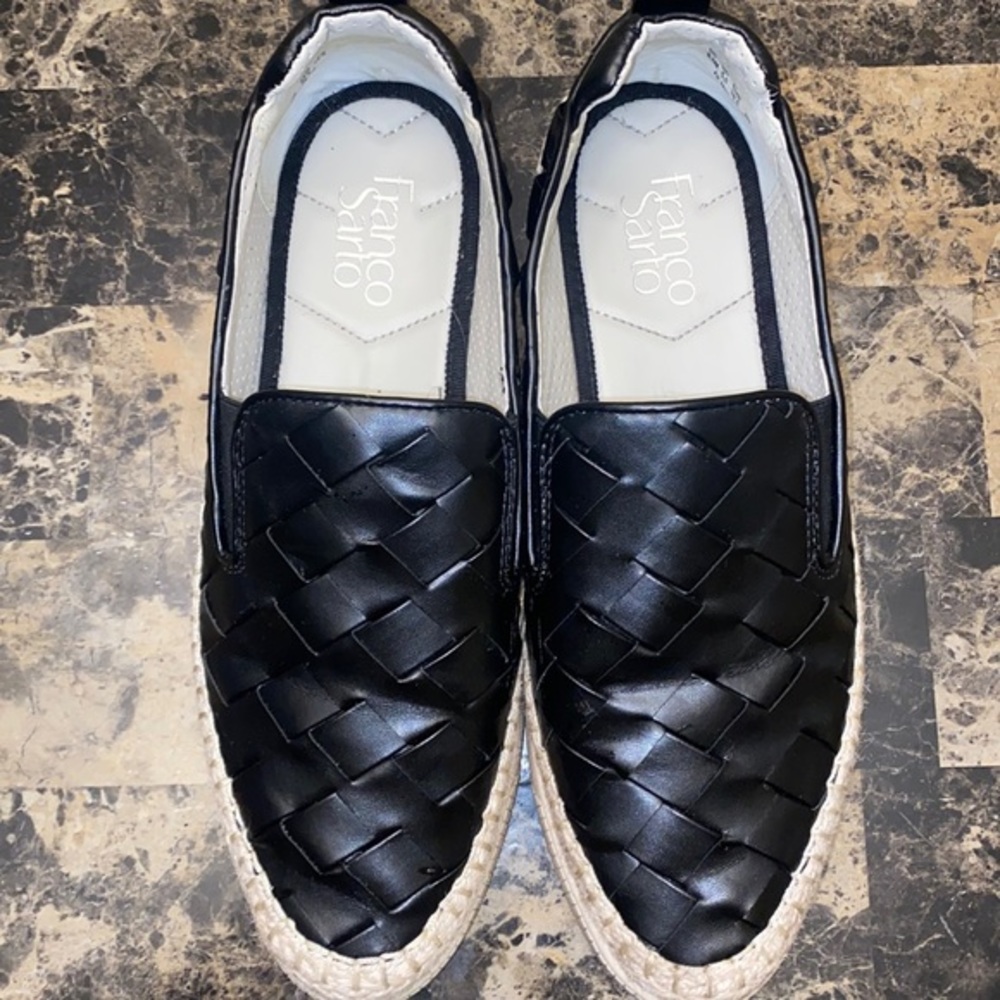 Woven Platform Slip on Sneaker